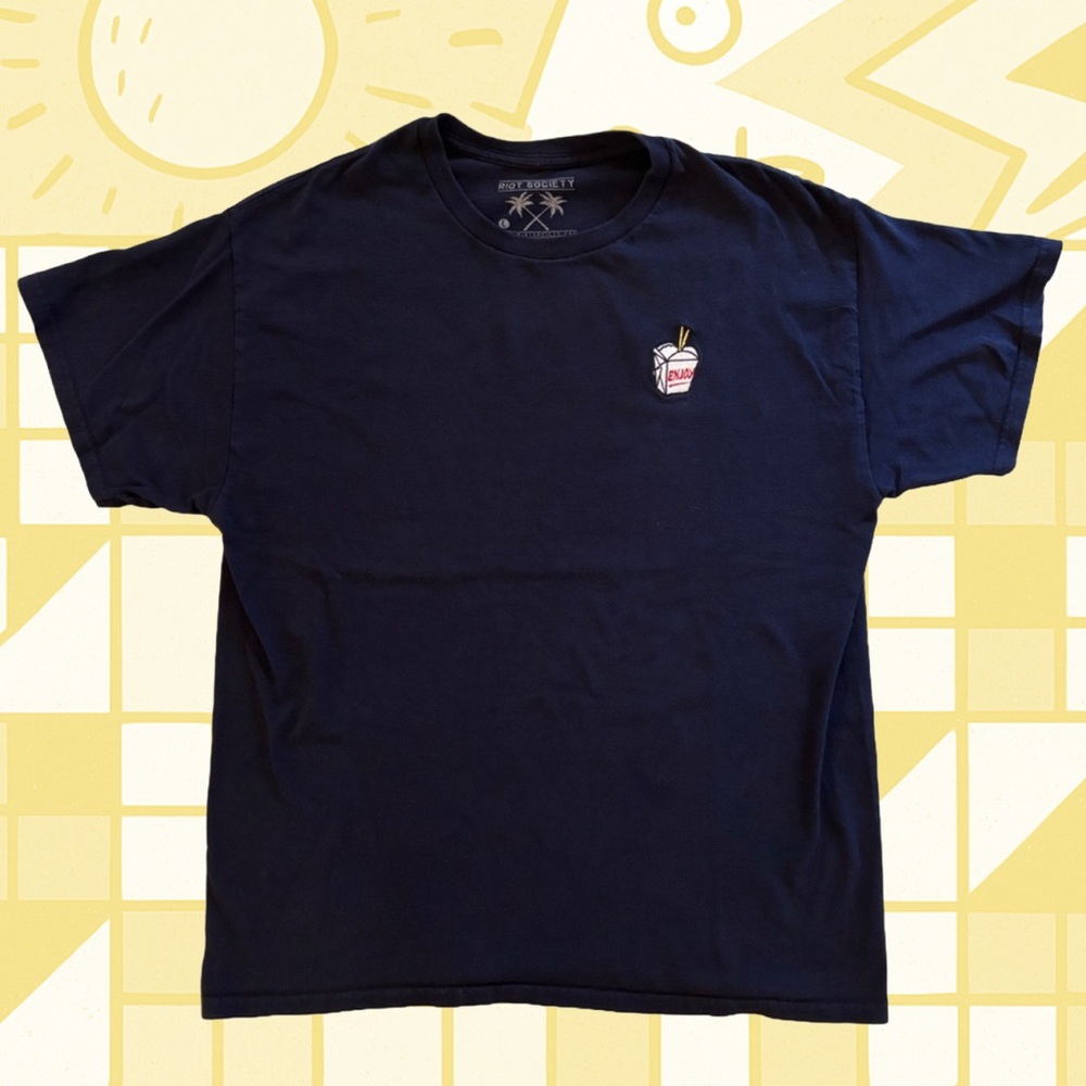 Navy Blue Graphic T-Shirt